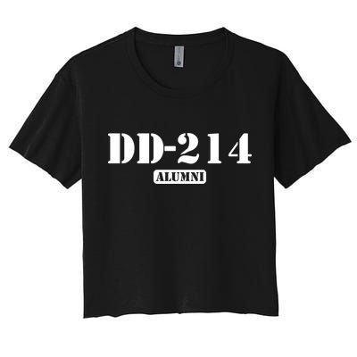 DD 214 Alumni Crop Top
