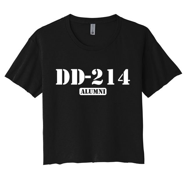 DD 214 Alumni Crop Top