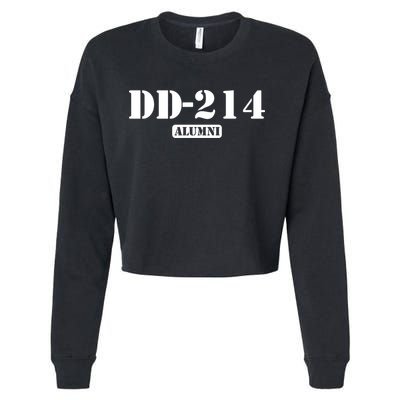 DD 214 Alumni Cropped Pullover Crew
