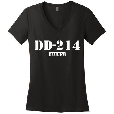 DD 214 Alumni Women's V-Neck T-Shirt
