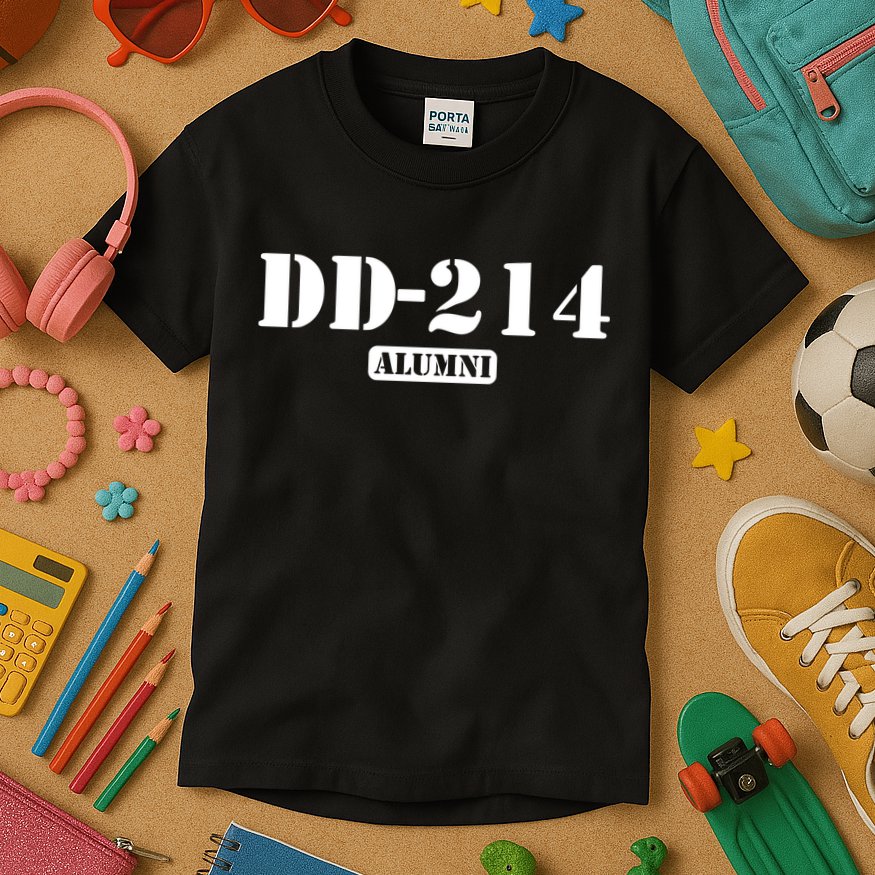 DD 214 Alumni Kids T-Shirt