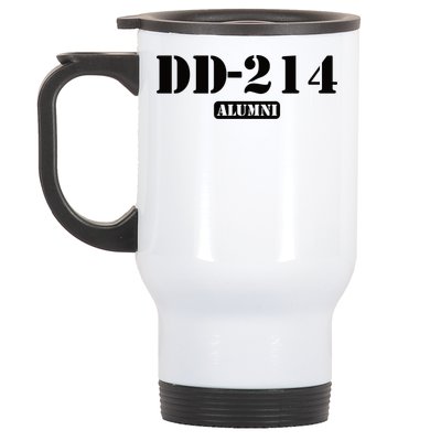 DD 214 Alumni Stainless Steel Travel Mug