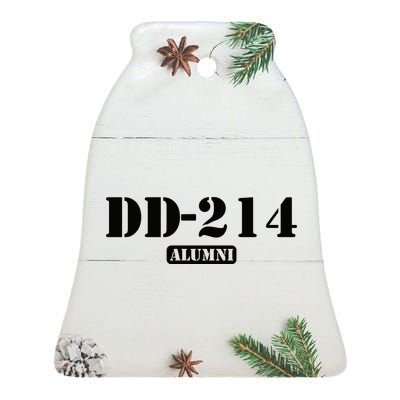 DD 214 Alumni Ceramic Bell Ornament