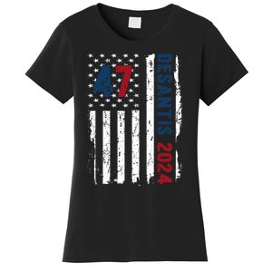 DeSantis 2024 American Flag For President Ron DeSantis 2024 Women's T-Shirt