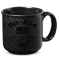 DD 214 Alumni American Flag 15oz Campfire Ceramic Mug
