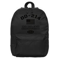 DD 214 Alumni American Flag 16 in Basic Backpack