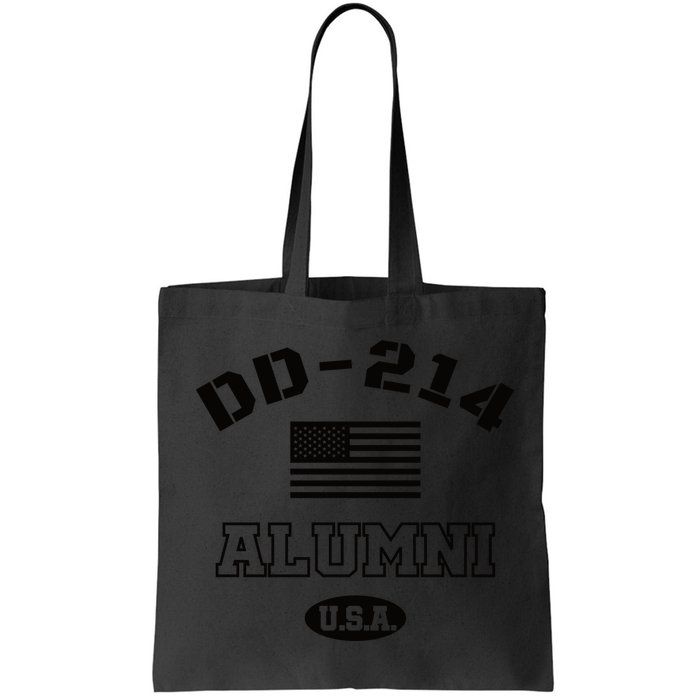 DD 214 Alumni American Flag Bag