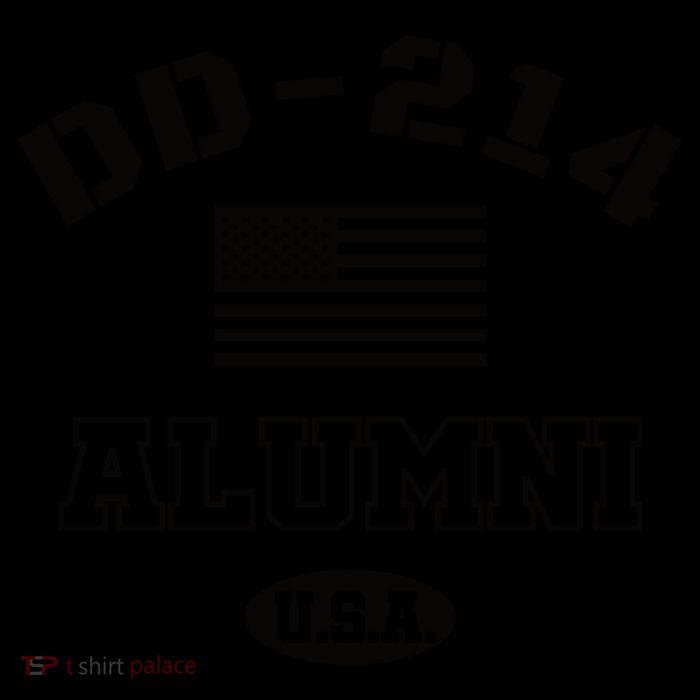 DD 214 Alumni American Flag Tank Top