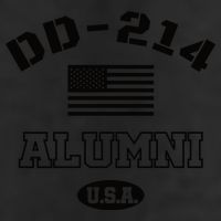 DD 214 Alumni American Flag Golf Towel