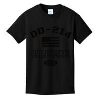 DD 214 Alumni American Flag Kids T-Shirt