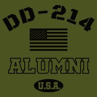 DD 214 Alumni American Flag Premium T-Shirt