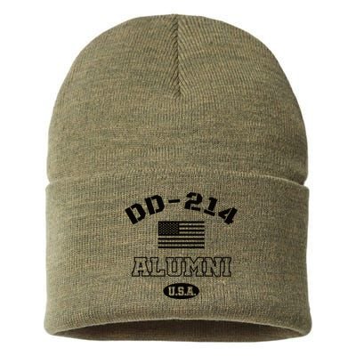 DD 214 Alumni American Flag Sustainable Knit Beanie