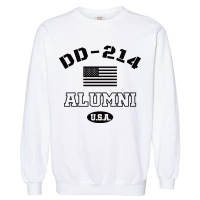 DD 214 Alumni American Flag Garment-Dyed Sweatshirt