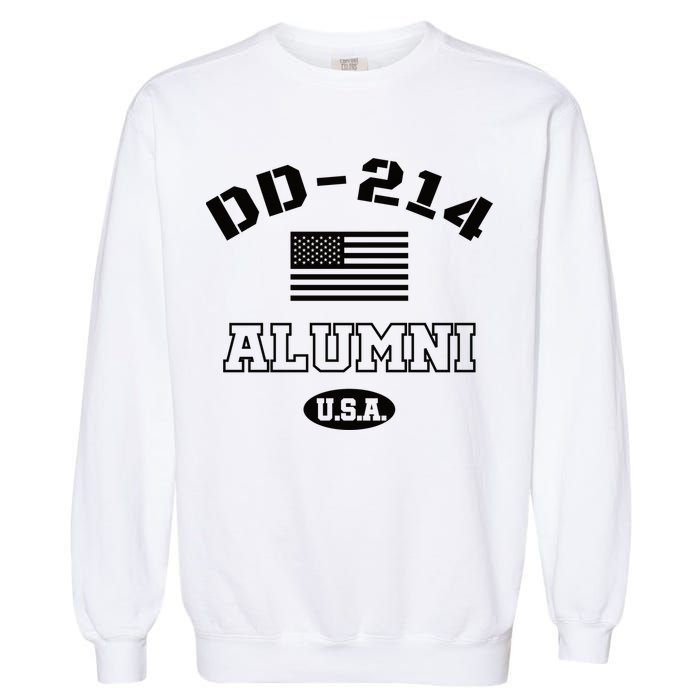DD 214 Alumni American Flag Garment-Dyed Sweatshirt
