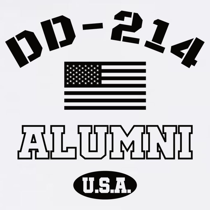 DD 214 Alumni American Flag Garment-Dyed Sweatshirt