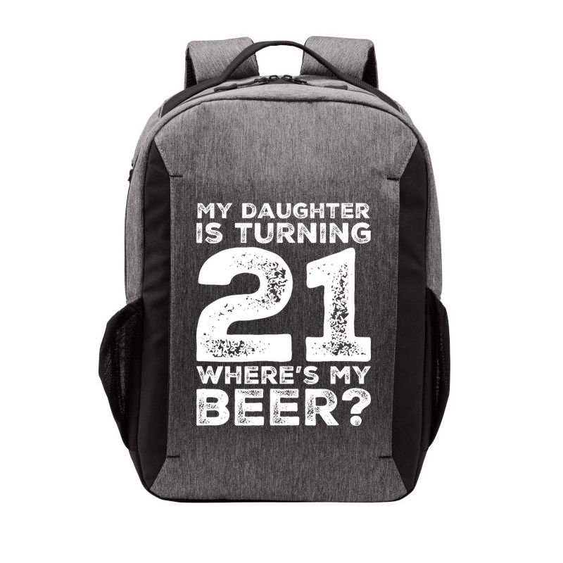 Dad 21st Birthday Daughter Turning 21 Years Old Beer Vector Backpack
