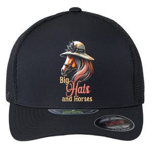 Derby 2024 Big Hat Derby Day Horse Silks And Hats & Dress Flexfit Unipanel Trucker Cap