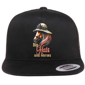 Derby 2024 Big Hat Derby Day Horse Silks And Hats & Dress Flat Bill Trucker Hat