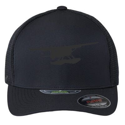 Dhc 2 Beaver Floatplane Silhouette Design Flexfit Unipanel Trucker Cap