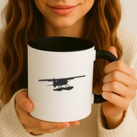 Dhc 2 Beaver Floatplane Silhouette Design Mug