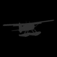 Dhc 2 Beaver Floatplane Silhouette Design Drawstring Bag