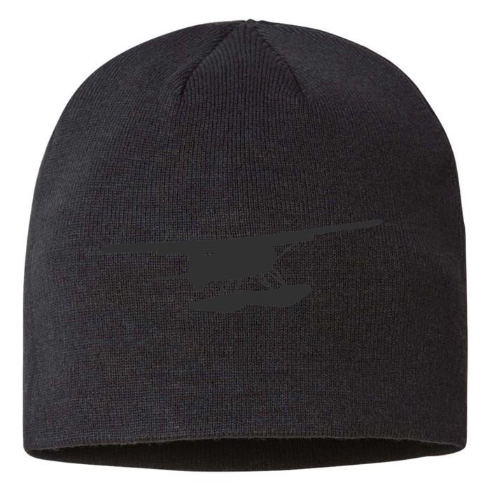 Dhc 2 Beaver Floatplane Silhouette Design Sustainable Beanie