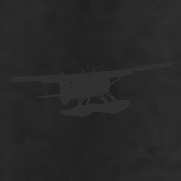 Dhc 2 Beaver Floatplane Silhouette Design 25L Jumbo Tote