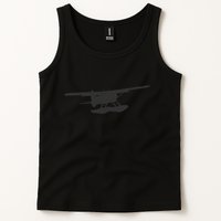 Dhc 2 Beaver Floatplane Silhouette Design Tank Top
