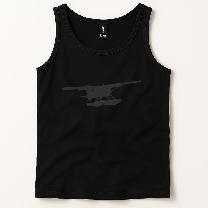 Dhc 2 Beaver Floatplane Silhouette Design Tank Top