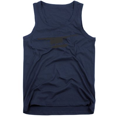 Dhc 2 Beaver Floatplane Silhouette Design Tank Top