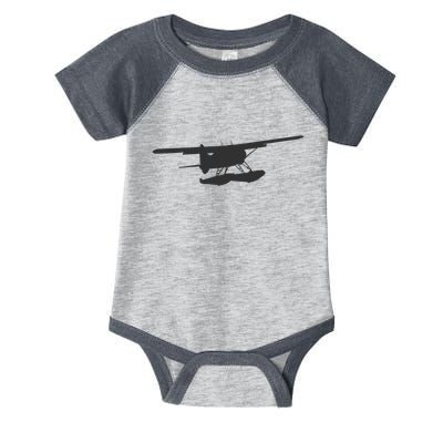 Dhc 2 Beaver Floatplane Silhouette Design Infant Baby Jersey Bodysuit