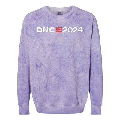 Dnc 2024 Democratic Convention With 2 Side Colorblast Crewneck Sweatshirt