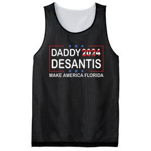 Daddy 2024 Desantis Make America Florida Desantis 2024 Mesh Reversible Basketball Jersey Tank