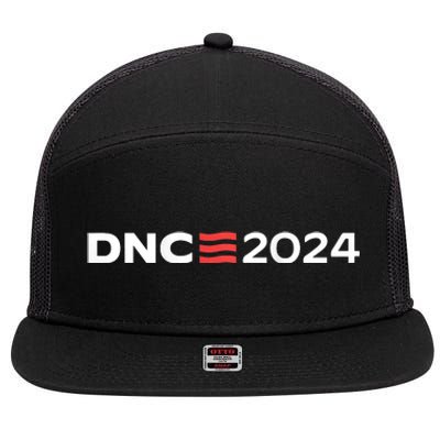 Dnc 2024 Democratic Convention 7 Panel Mesh Trucker Snapback Hat