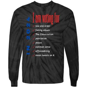 Decision 2024 Tie-Dye Long Sleeve Shirt