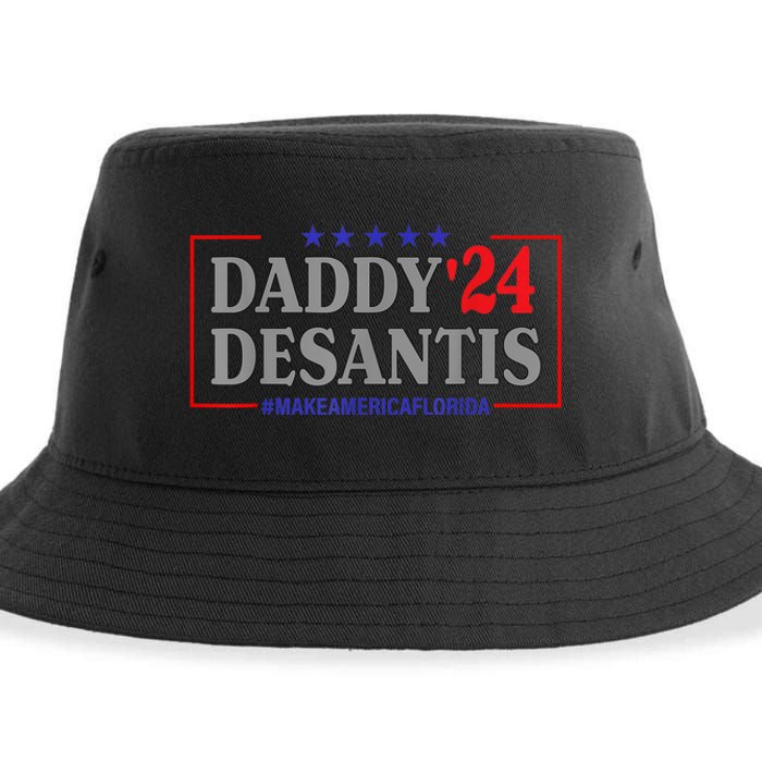 Daddy 2024 Desantis Make America Florida Sustainable Bucket Hat