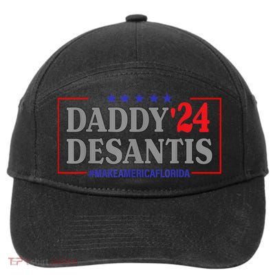 Daddy 2024 Desantis Make America Florida 7-Panel Snapback Hat