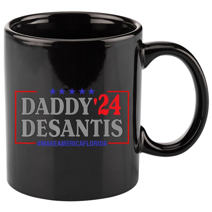 Daddy 2024 Desantis Make America Florida 11oz C Handle Ceramic Mug