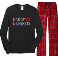 Daddy 2024 Desantis Make America Florida Long Sleeve Pajama Set