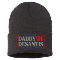 Daddy 2024 Desantis Make America Florida Sustainable Knit Beanie