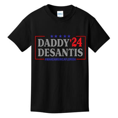 Daddy 2024 Desantis Make America Florida Kids T-Shirt