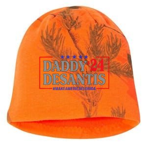 Daddy 2024 Desantis Make America Florida Kati - Camo Knit Beanie