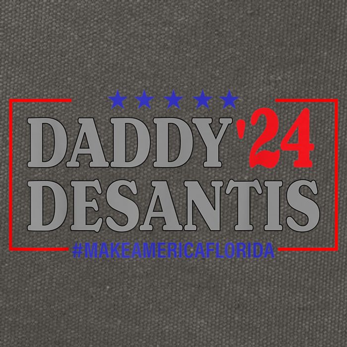 Daddy 2024 Desantis Make America Florida Cotton Canvas Backpack