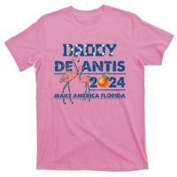 Daddy 2024 Desantis Make America Florida Flamingo And Orange T-Shirt