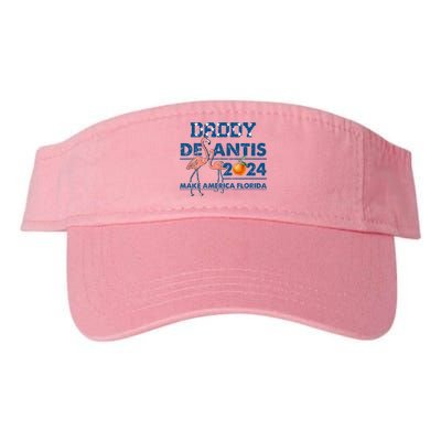 Daddy 2024 Desantis Make America Florida Flamingo And Orange Visor
