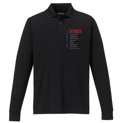 Decision 2024 Performance Long Sleeve Polo