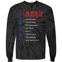 Decision 2024 Tie-Dye Long Sleeve Shirt