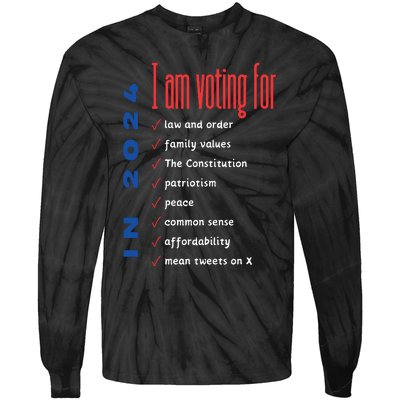 Decision 2024 Tie-Dye Long Sleeve Shirt