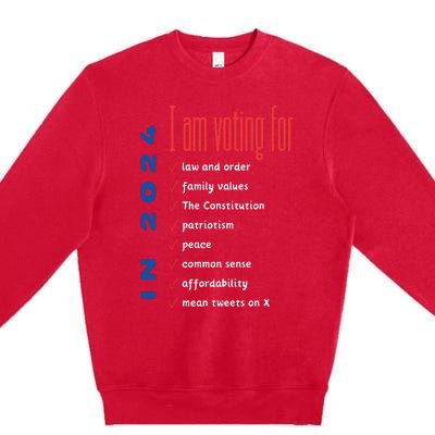 Decision 2024 Premium Crewneck Sweatshirt