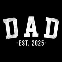 Dad 2025 Dad To Be New Dad Gifts Classic Bold Font Drawstring Bag